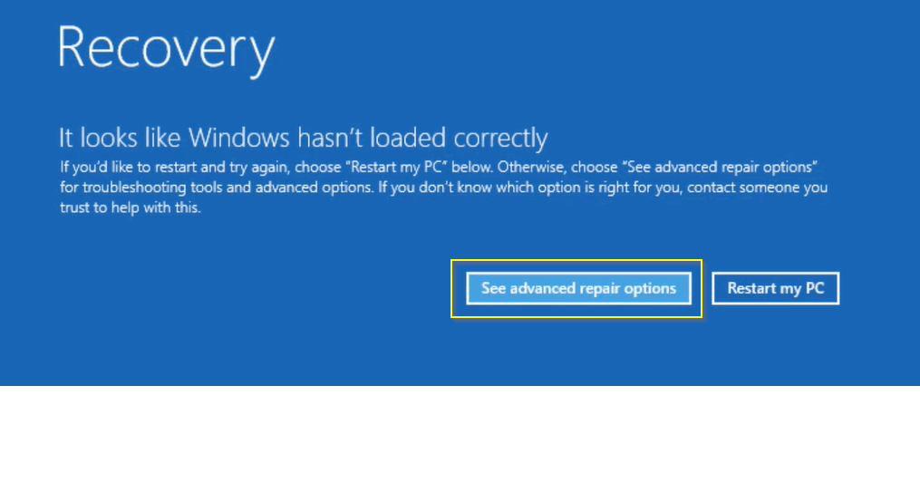 Windows 10 Startup Problems